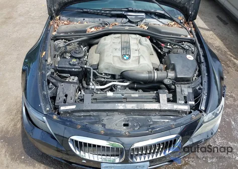 2004 BMW 645Ci из США, поврежденный, VIN WBAEH73464B189749